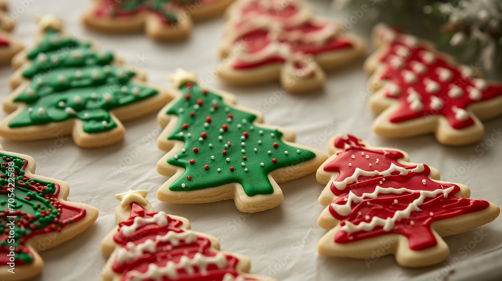Christmas tree cookies Christmas tree cookies