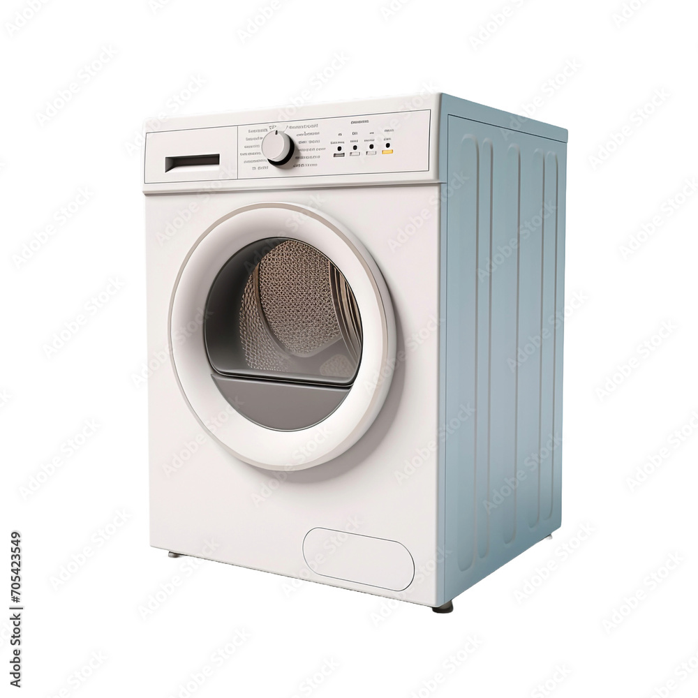 Fototapeta premium Clothes dryer isolated on transparent background