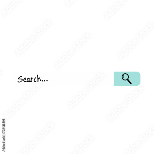 Button search bar