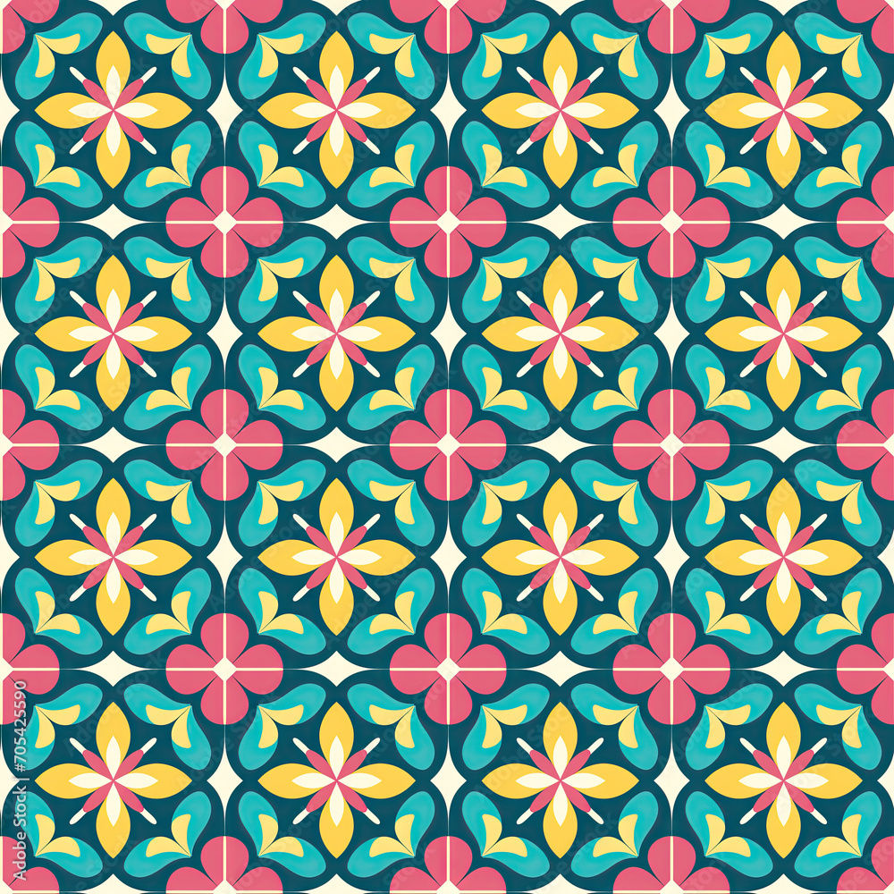 Singapore Peranakan seamless pattern, seamless tile, background, Peranakan culture, Nyonya motifs, Nyonya pattern