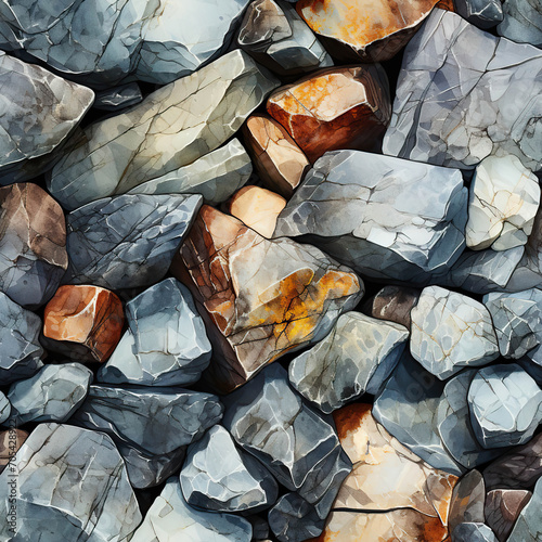 The Rugged Beauty of Slate Rocks,Seamless Pattern Images