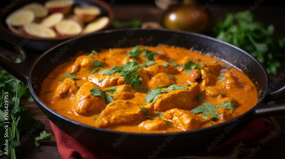 Chicken Curry with Fresh Herbs