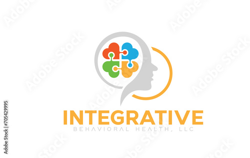 behavior health logo, Mental Health logo, Mind logo, wellness logo, thinking logo