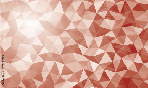 Red  polygonal mosaic background, vector illustration