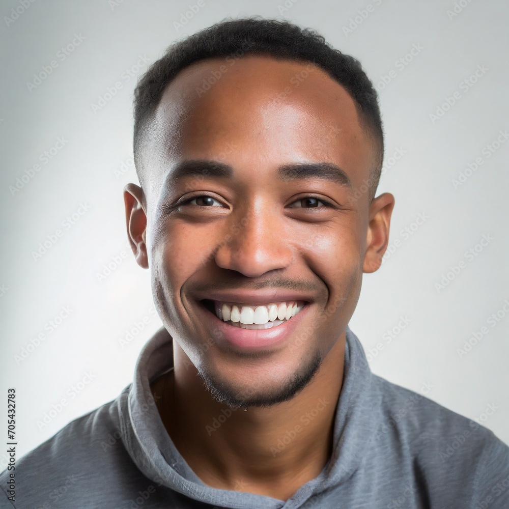 Portrait of Males on a grey background Portrait of Males on a grey background