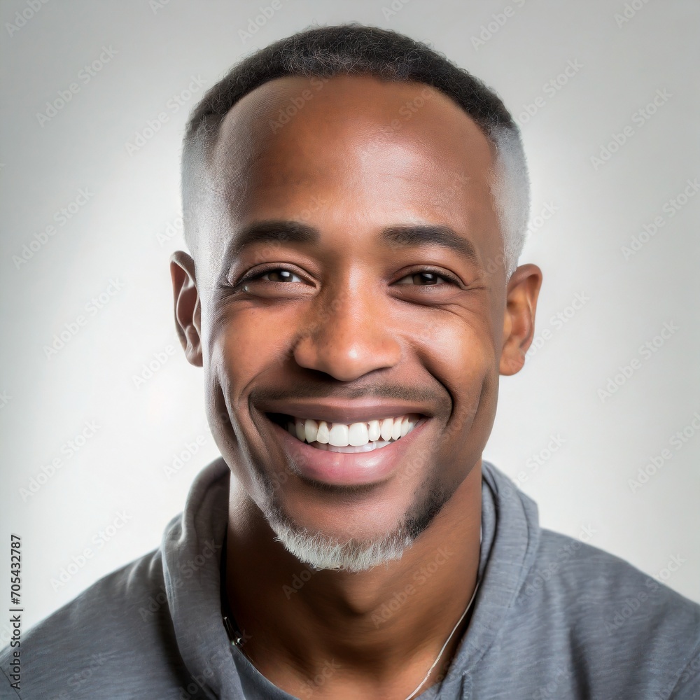Portrait of Males on a grey background Portrait of Males on a grey background