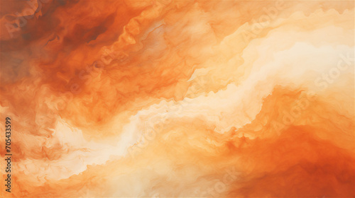 Warm Marbled Cloudscape : brown and yellow white gradient marble background 