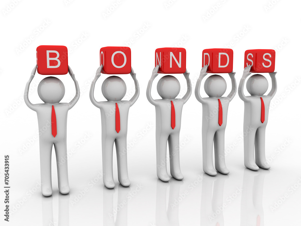 3d illustration Business Network holding bonds
3d illustration Business Network holding bonds