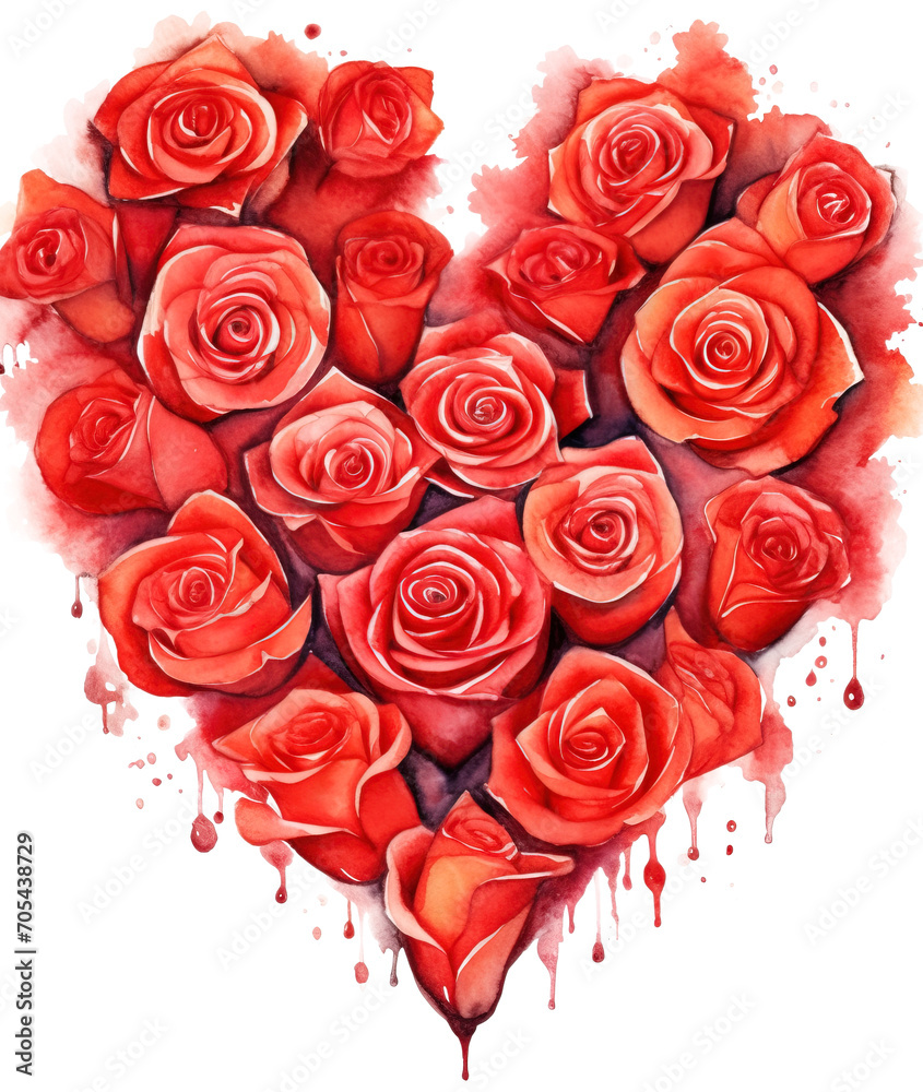 Roses Flower Heart Shape isolated on transparent background. PNG Roses Flower Heart Shape isolated on transparent background. PNG