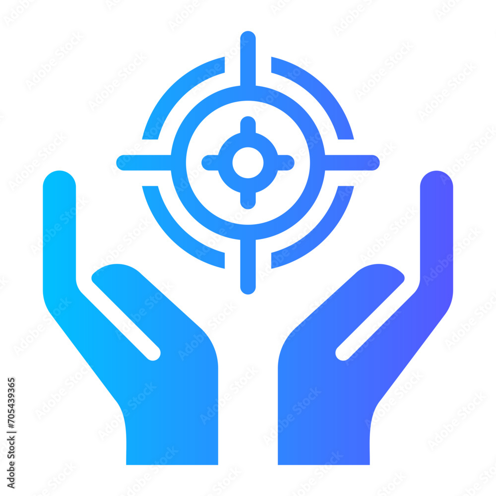 hands gradient icon hands gradient icon