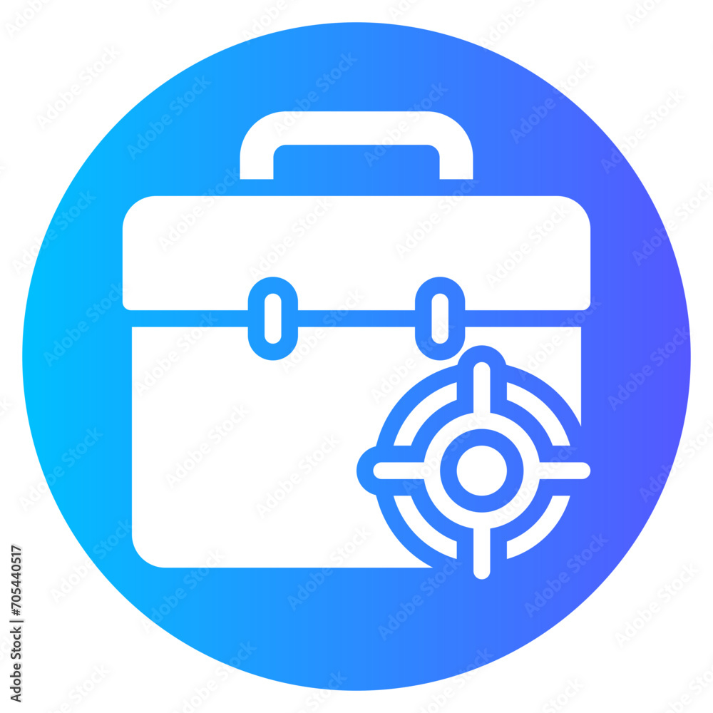 suitcase gradient icon suitcase gradient icon