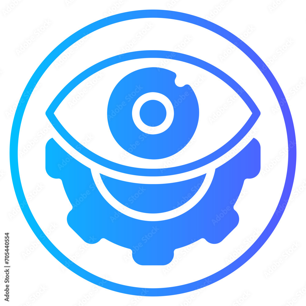 eye gradient icon eye gradient icon