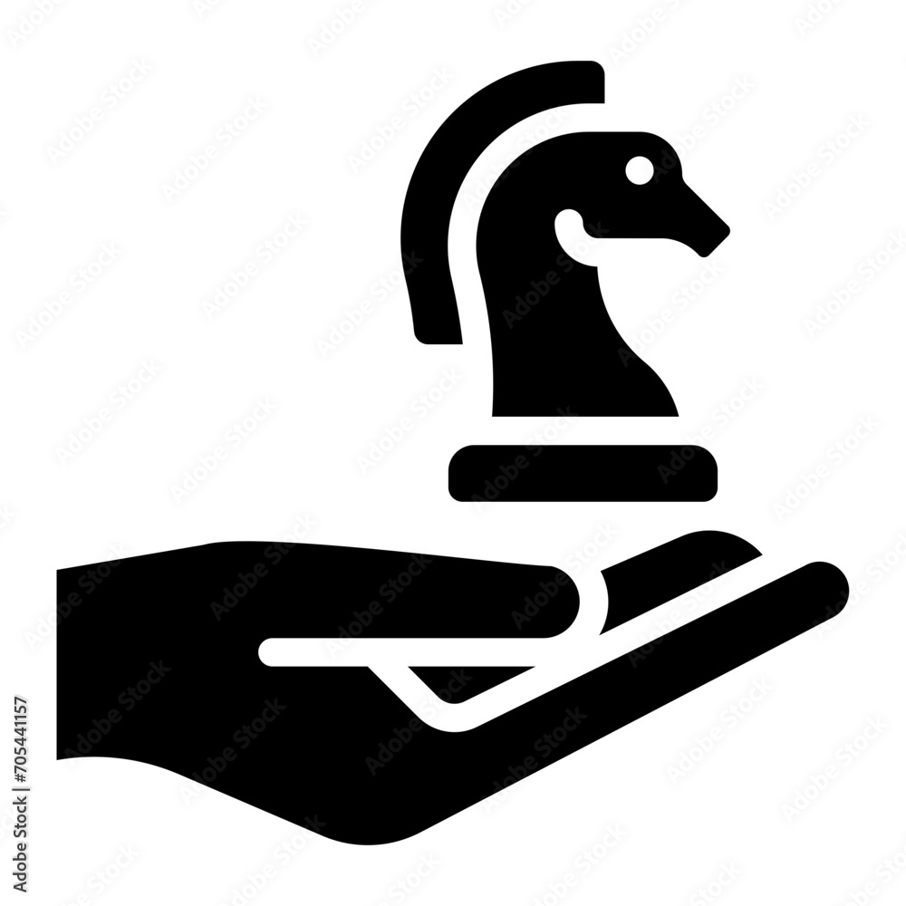 strategy glyph icon strategy glyph icon