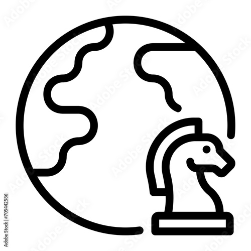 tactic line icon