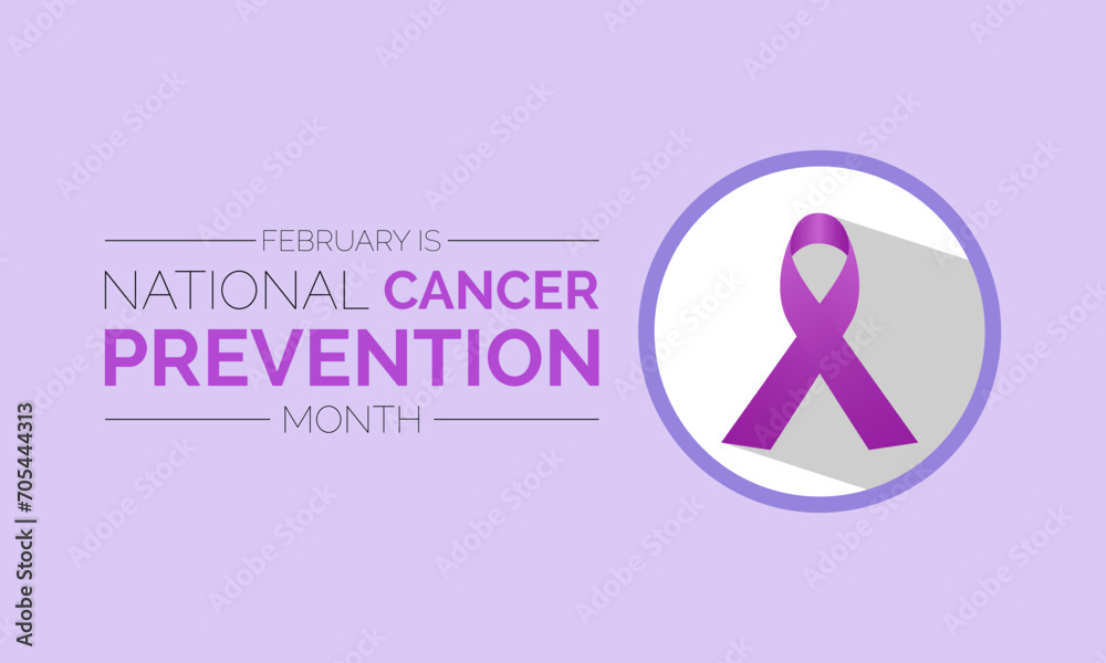 National Cancer Prevention Month observed every year in month of february. Vector health banner, flyer, poster and social medial template design. National Cancer Prevention Month observed every year in month of february. Vector health banner, flyer, poster and social medial template design.