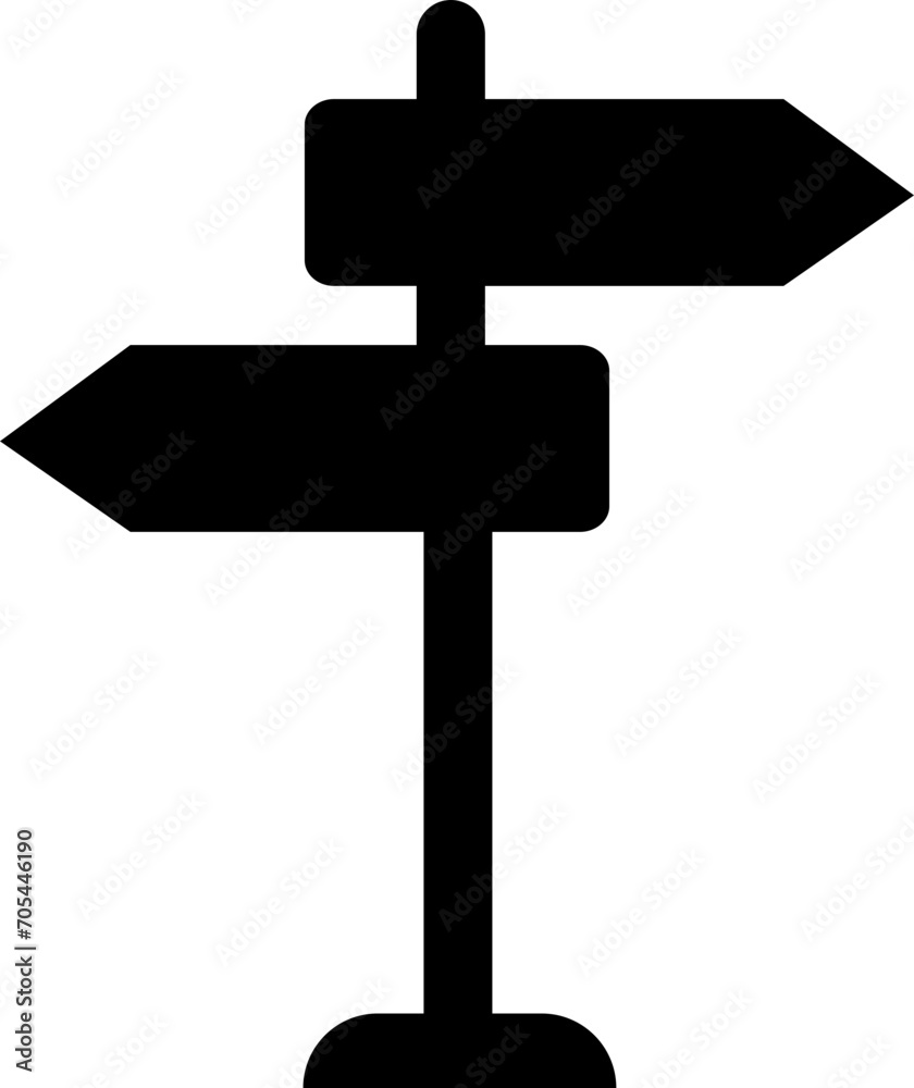 Traffic direction board icon. Street signpost filled vector isolate on transparent background. Wayfinding sign icon, Navigate effortlessly with our directional sign. Ideal for guidance themed design. Traffic direction board icon. Street signpost filled vector isolate on transparent background. Wayfinding sign icon, Navigate effortlessly with our directional sign. Ideal for guidance themed design.