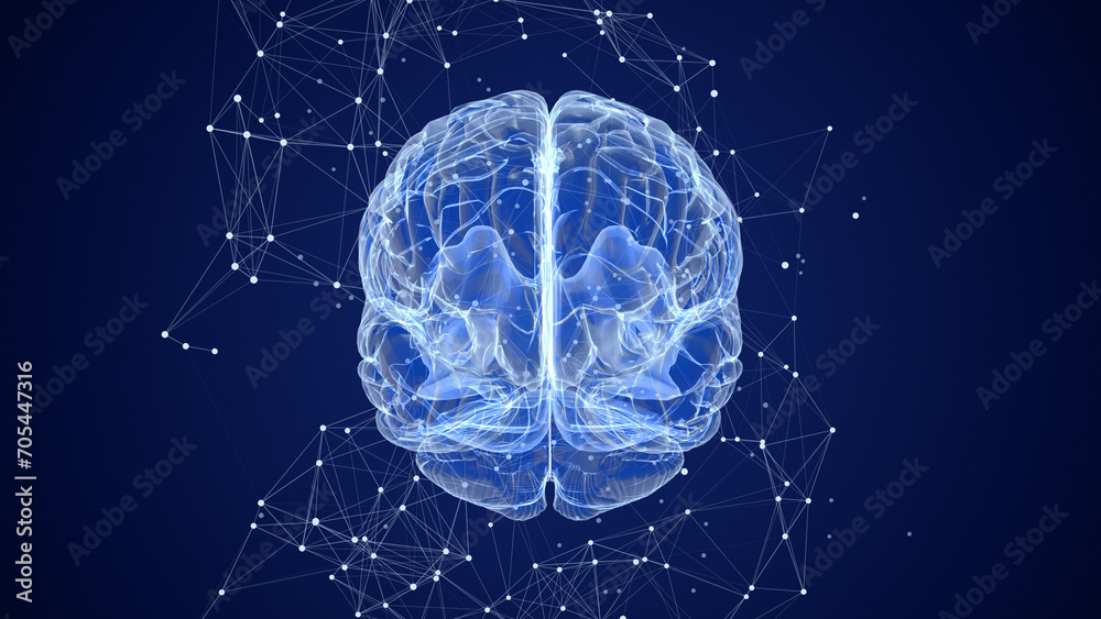 3D Animation of Human Brain with plexus 3D Animation of Human Brain with plexus