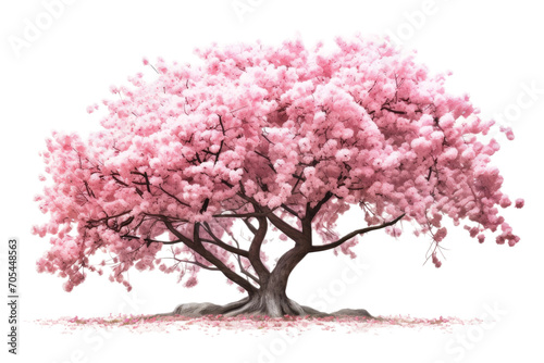 Cherry Blossom Tree Magic on Transparent Background, PNG, Generative Ai © shair