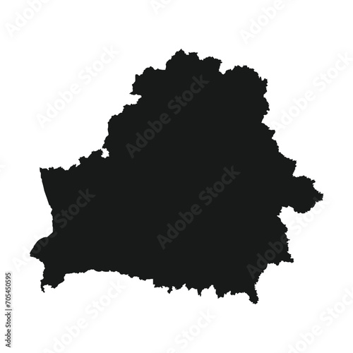 Belarus map icon vector