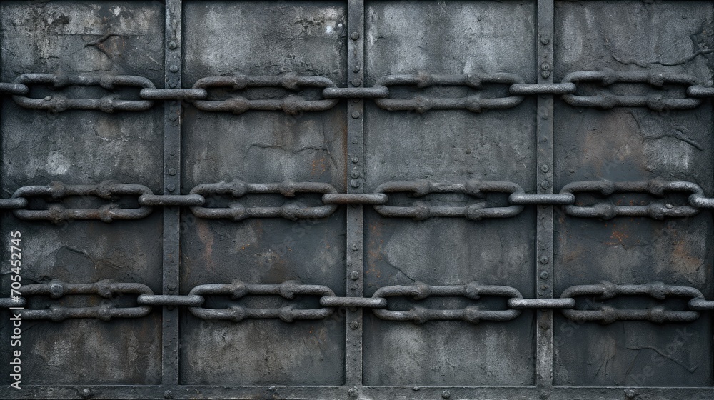 Fototapeta premium Gray Iron Texture. Generative AI