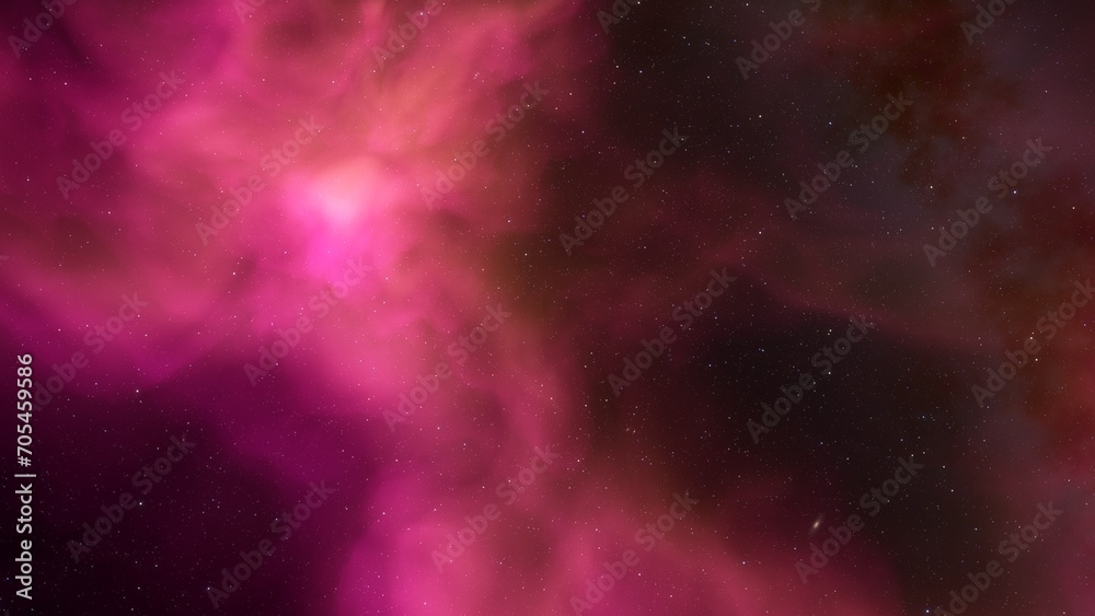 Naklejka premium nebula gas cloud in deep outer space 