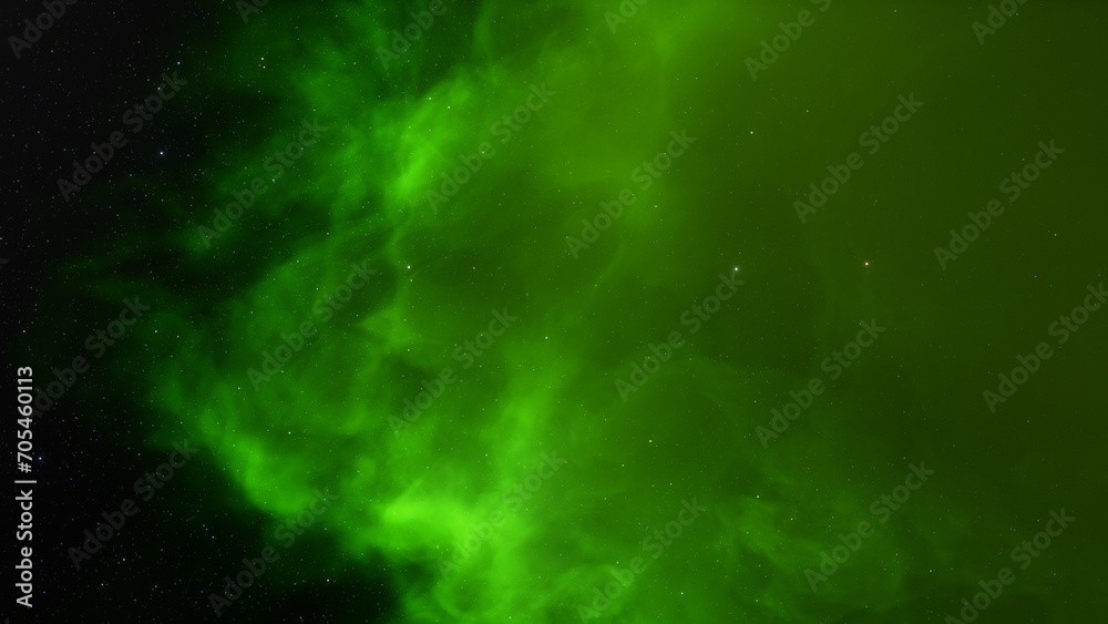 Fototapeta premium Cosmic background with a blue purple nebula and stars 