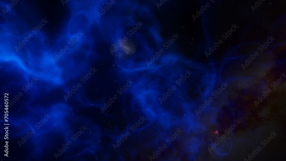Cosmic background with a blue purple nebula and stars
Cosmic background with a blue purple nebula and stars