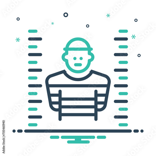 Mix icon for criminal