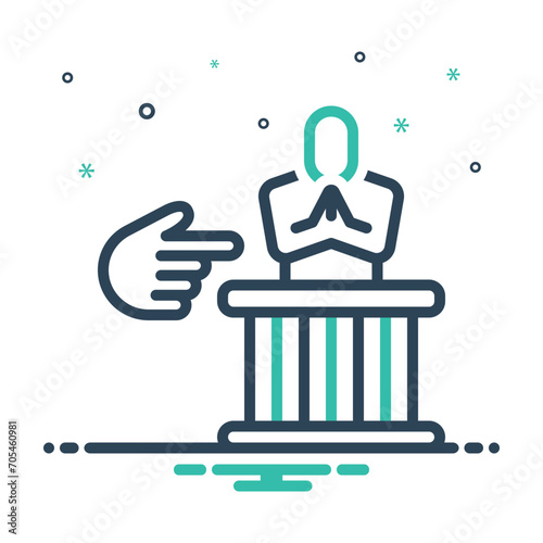 Mix icon for guilty