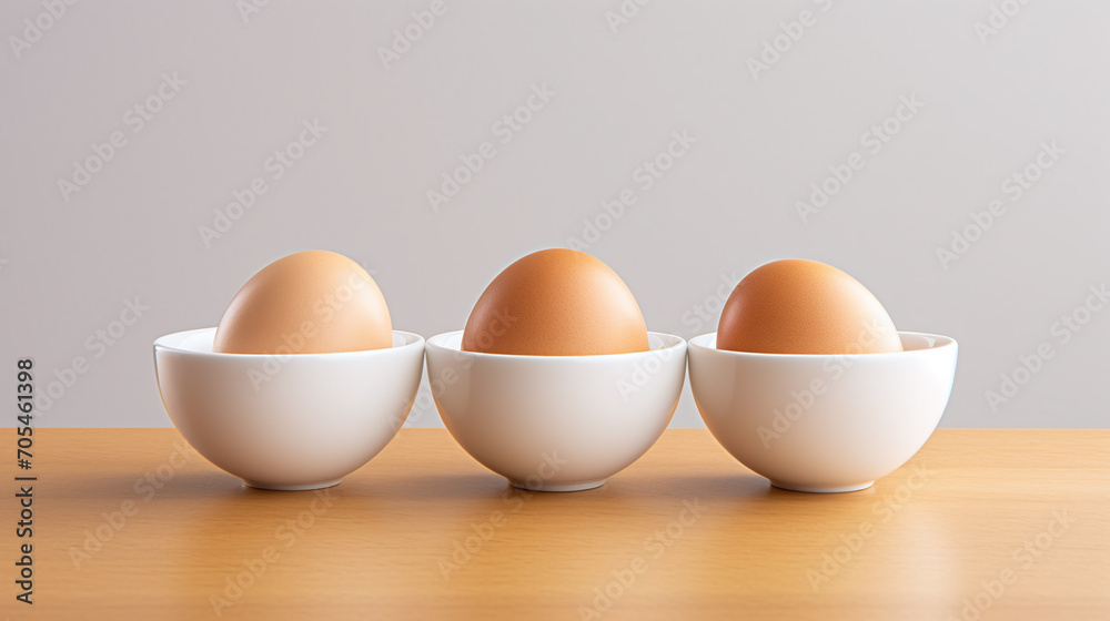 Eggs in a bowl.