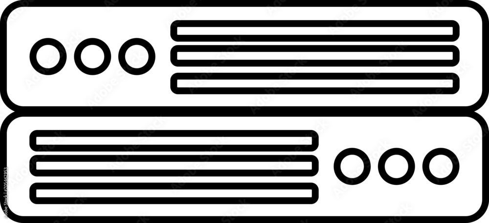 Data Analysis Outline Icon Data Analysis Outline Icon