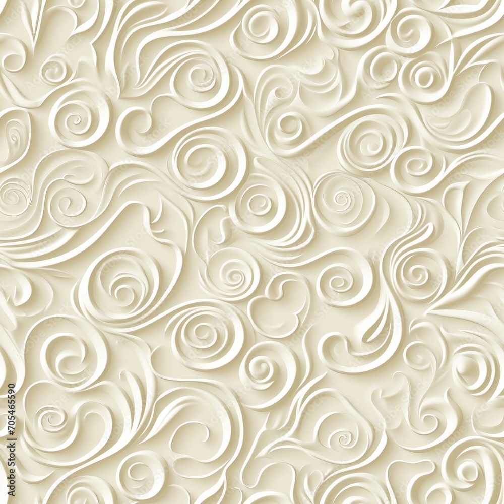 Seamless pattern: Vanilla Swirls, Vanilla-toned swirls and loops creating a minimal and elegant seamless pattern. Seamless pattern: Vanilla Swirls, Vanilla-toned swirls and loops creating a minimal and elegant seamless pattern.