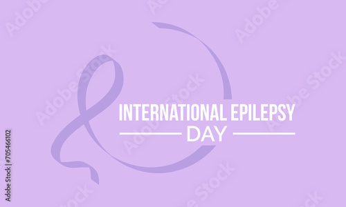 International Epilepsy Day observed every year on february 12. Vector health banner  flyer  poster and social medial template design.