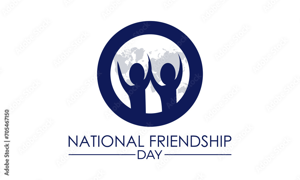 National Friendship Day February celebrated on 11th February. Vector banner, flyer, poster and social medial template design. National Friendship Day February celebrated on 11th February. Vector banner, flyer, poster and social medial template design.