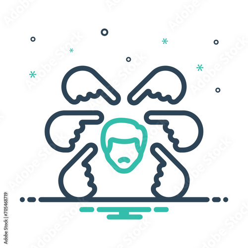 Mix icon for judgement
