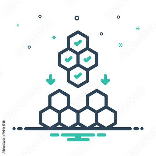 Mix icon for problem solving