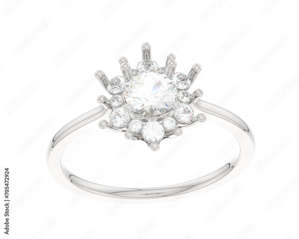 Jewelry isolated on background. 3d rendering - illustration Jewelry isolated on background. 3d rendering - illustration