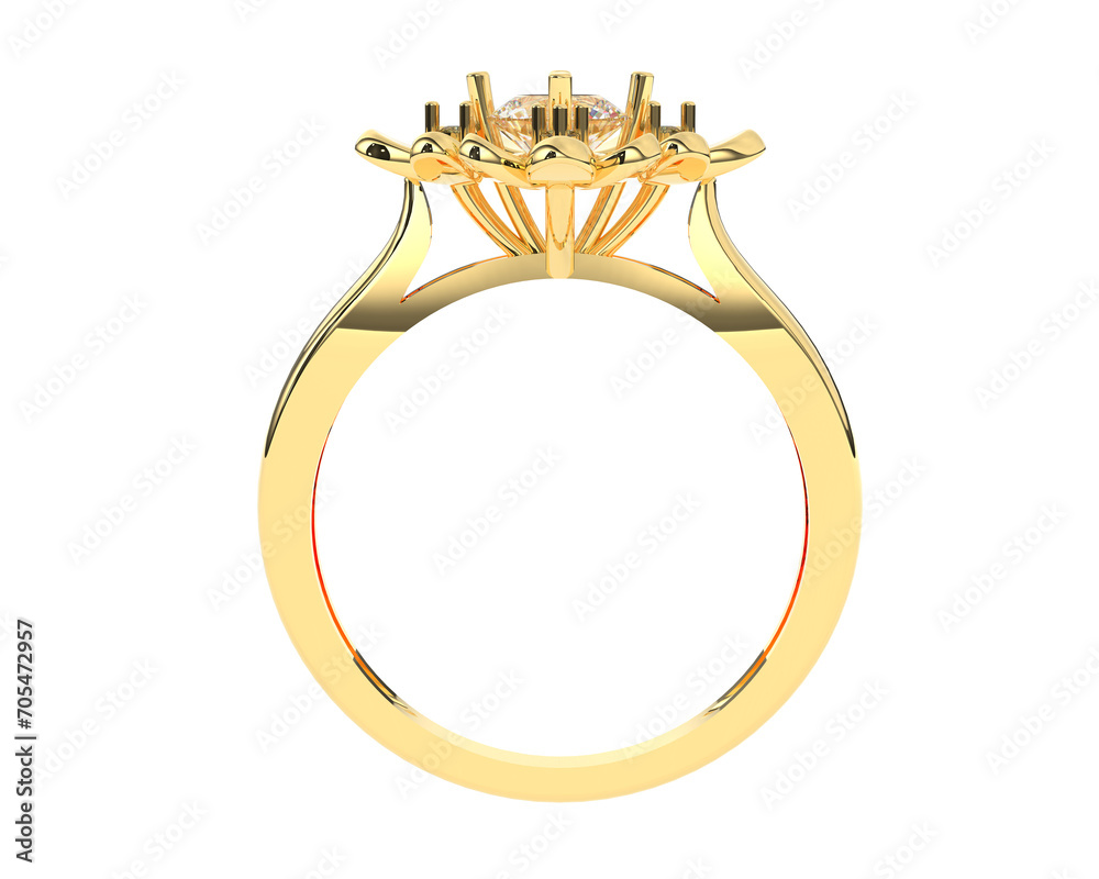 Jewelry isolated on background. 3d rendering - illustration Jewelry isolated on background. 3d rendering - illustration
