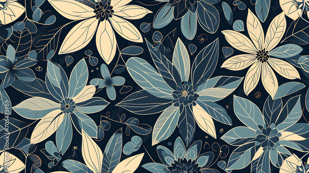 Modern Geometric Flowers Modern Geometric Flowers