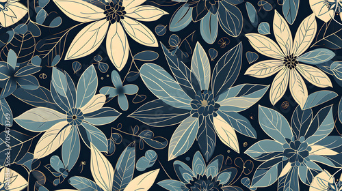 Modern Geometric Flowers 