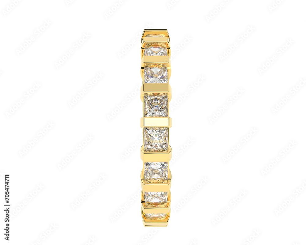 Jewelry isolated on background. 3d rendering - illustration Jewelry isolated on background. 3d rendering - illustration