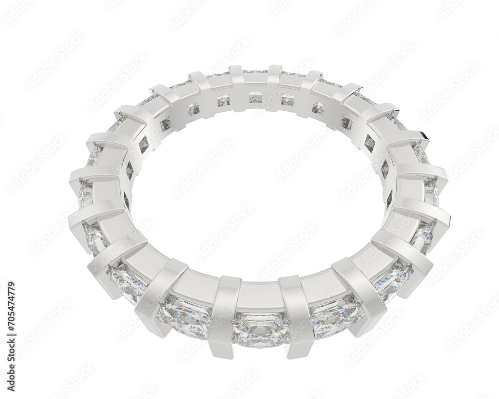 Jewelry isolated on background. 3d rendering - illustration Jewelry isolated on background. 3d rendering - illustration
