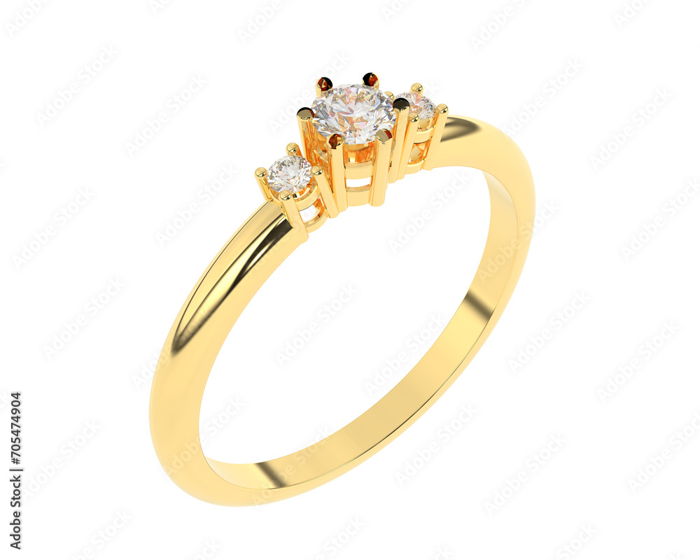 Jewelry isolated on background. 3d rendering - illustration Jewelry isolated on background. 3d rendering - illustration