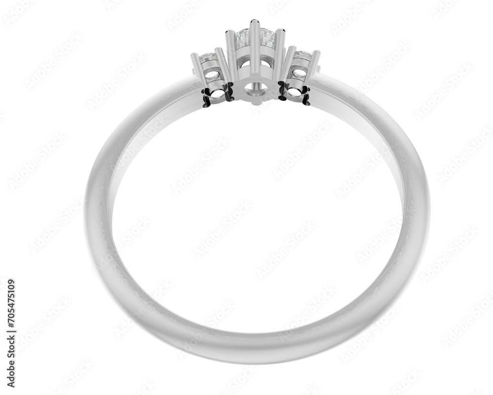 Jewelry isolated on background. 3d rendering - illustration Jewelry isolated on background. 3d rendering - illustration