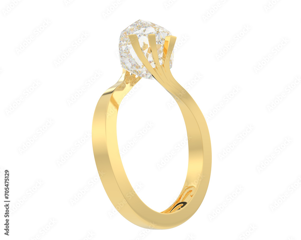 Jewelry isolated on background. 3d rendering - illustration Jewelry isolated on background. 3d rendering - illustration
