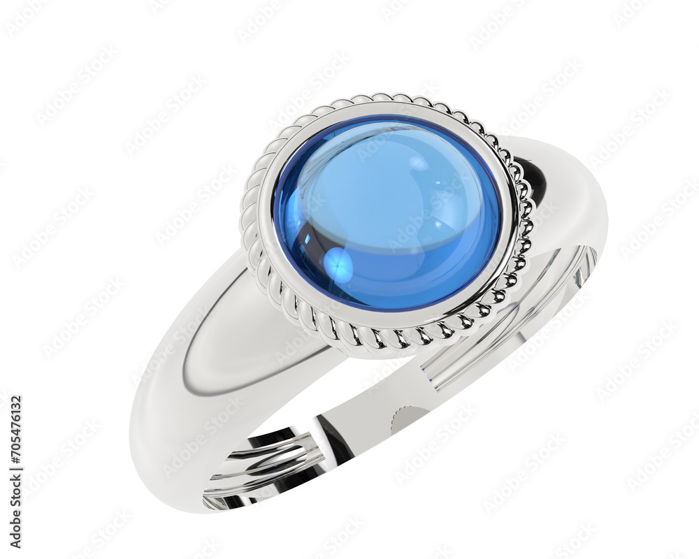 Jewelry isolated on background. 3d rendering - illustration Jewelry isolated on background. 3d rendering - illustration