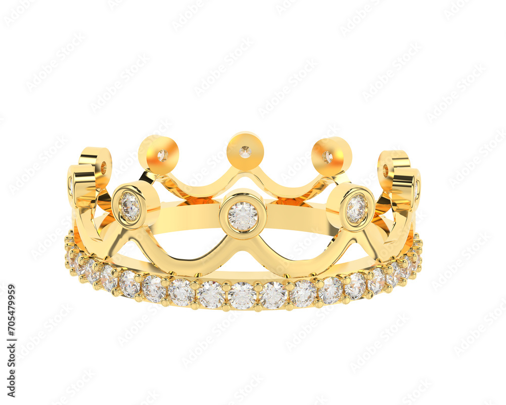 Jewelry isolated on background. 3d rendering - illustration Jewelry isolated on background. 3d rendering - illustration