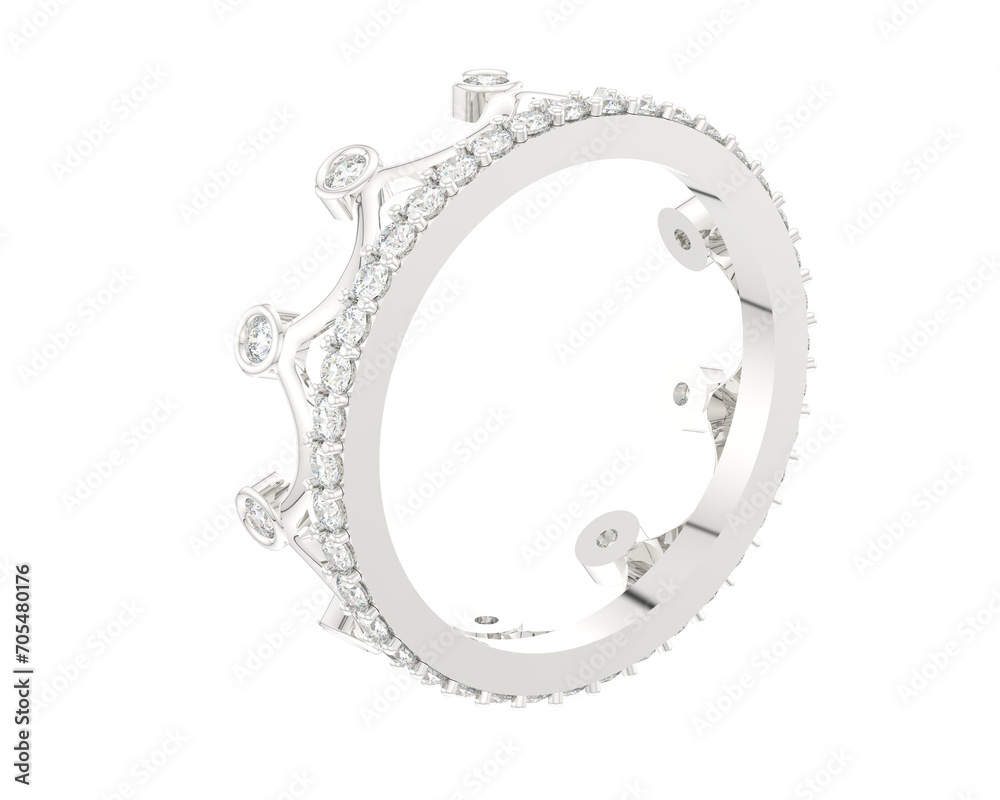 Jewelry isolated on background. 3d rendering - illustration Jewelry isolated on background. 3d rendering - illustration