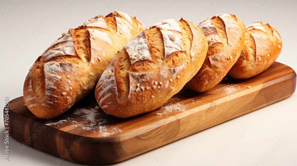 sliced baguette on a plate sliced baguette on a plate