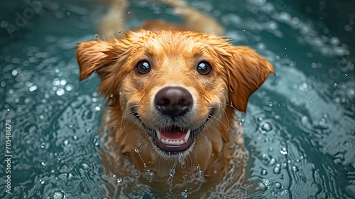 Underwater Funny Photo Golden Labrador Retriever, Desktop Wallpaper Backgrounds, Background HD For Designer